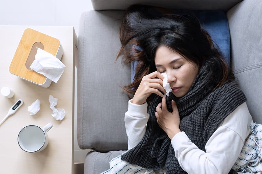 gejala flu berat