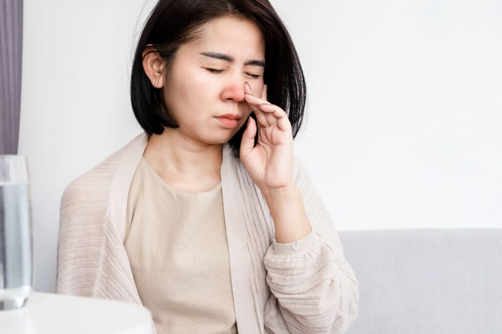 Hidung perih saat bernapas